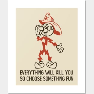 Electricity : everything will kill you Posters and Art